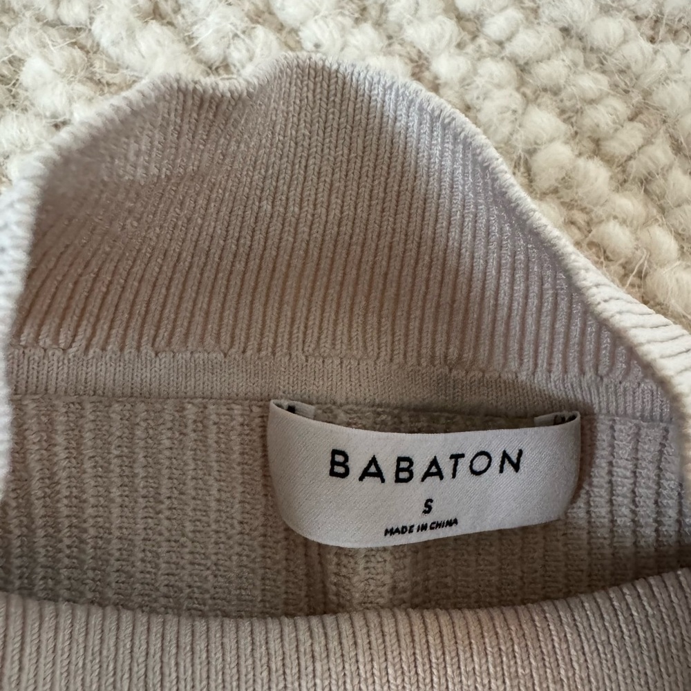 Babaton Ribbed Knit Tank Top - Cream - Picture 2 of 2
